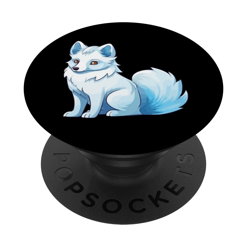 Arctic Fox Artic Animals Cute Artic Fox Lover PopSockets Swappable PopGrip