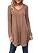 Kranda Womens Tunic Sweaters Cable Knit Long Sleeve Pullover Sweater Dress