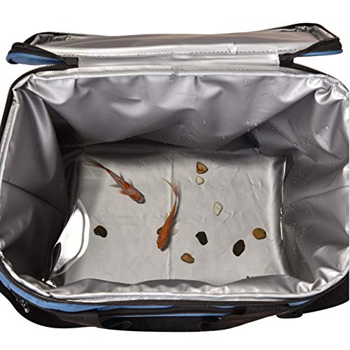 Wingbind Large Family Cool Bags Insulated Waterproof Food Carrying Cooler Bag Portable Shoulder Strap Drinks Carrier BBQ Camping Picnic,Blue 17L