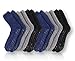 Pembrook Non Skid Socks - Hospital Socks - (6-pack) 2 Black / 2 Navy / 2 Gray. Great for adults, men, women. Designed for medical hospital patients but great for everyone