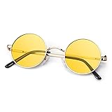 ANZIW Round Polarized Sunglasses Men Women,Retro