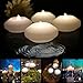 LARDUX LED Floating Candles - 4 PCS 3 Inch Flameless Floating Tea Lights Battery Operated Waterproof Wax Candle Lights for Bathtub Vase Table Centerpieces Decoration