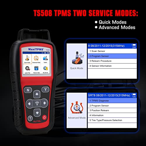Autel MaxiTPMS TS508 TPMS Relearn Tool2022 Activate/Relearn All
