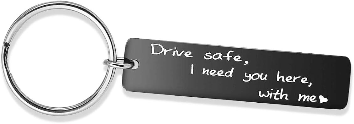 Jovivi Edelstahl Schlusselanhanger Mit Gravur Drive Safe I Need You Here With Me Partner Familie Schlusselring Keychain Amazon De Schmuck jovivi edelstahl schlusselanhanger mit gravur drive safe i need you here with me partner familie schlusselring keychain