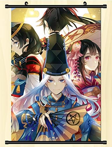 Amazon Coskore タペストリー 陰陽師 安倍晴明 神楽 源博雅 八百比丘尼 妖刀姫 蛍草 同人 装飾 壁掛け 部屋飾りポスター 掛ける絵 巻物 軸物 アニメ おしゃれ 萌え 90cmx60cm アニメ 萌えグッズ 通販