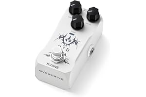 RVONE Pro Analog Overdrive Pedal | Vintage-Modern Dual Voice Guitar Stompbox | Transparent Boost & Dynamic Clipping Circuit | True-Bypass Studio-Grade Effect for Blues Rock Recording