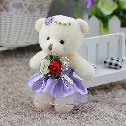 small purple teddy bear