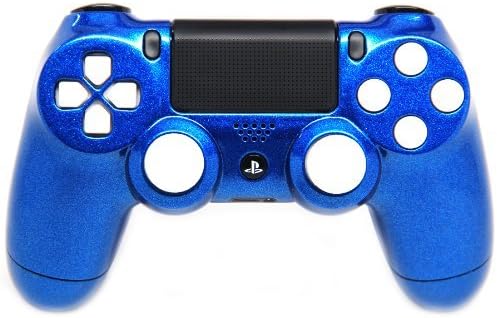 Candy Blue/White Ps4 Rapid Fire Custom Modded Controller 35 Mods COD BO2, BO3, Advanced Warfare, Destiny, Ghosts Quick Scope Auto Run Sniper Breath and More