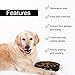 Freefa Slow Feeder Bloat Stop Food Maze Interactive Puzzle Non Skid, Come with Free Travel Bowl (Black, for Medium Dog and Puppy)