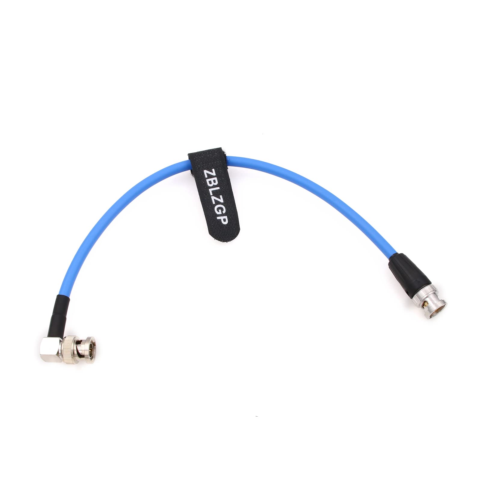 ZBLZGP 12G SDI 4K BNC Male to Right Angle BNC Male Video Coaxial Cable for Sony Blackmagic Decimator Converter Komodo Alexa Sony Atomos Broadcast Camera Monitor