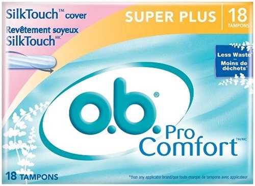 UPC 380041805001, o.b. Pro Comfort Tampons, Super Plus Absorbency, 18 Count (Pack of 2)