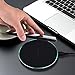 Antye Wireless Charger - Ultra Slim Aluminum Wireless Charging Pad Stand with Anti-Slip Rubber Base for iPhone X 8 8 Plus, Samsung Galaxy S9 S8 Plus Note 8 S6 S7 Edge and Qi-Enabled Device (Black)