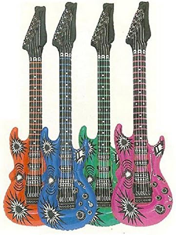 Vellhater Creative Inflatable Guitar Musical Instruments for Children (Random Color)
