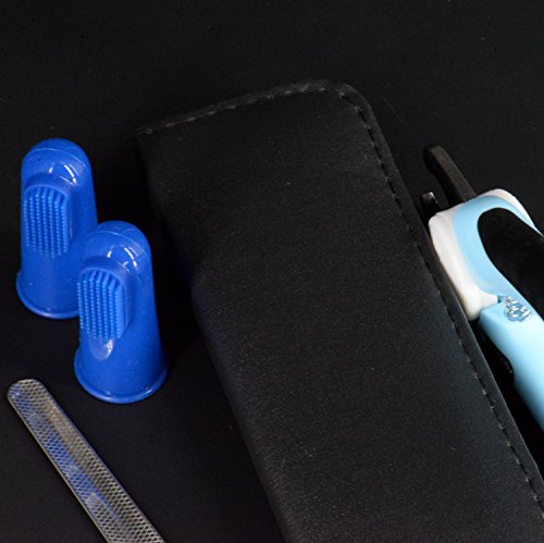 Dog Grooming / Puppy Dental Set + Finger K9 Tooth Brushes (2) + Nail Clippers [Large] + Nail File - Thumbnail 4