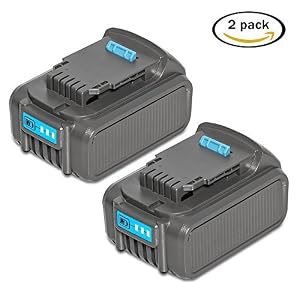 Image of NeBatte 2 Pack 20v 5.0ah Max Lithium Ion Replacement Battery Compatible with Dewalt Max XR DCB204 DCB205 DCB205-2 DCB200 DCB180 DCD985B DCD771C2 DCS355D1 DCD790B