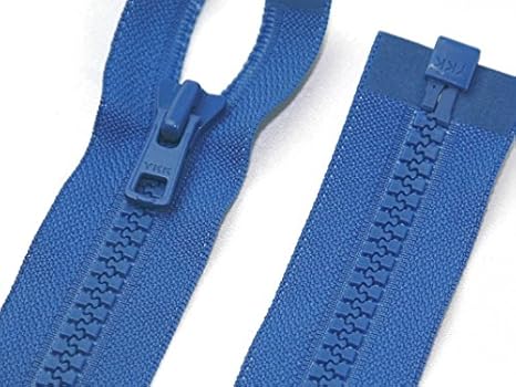 Amazon Com Ykk Vislon Open End Chunky Extra Strong Zips 65cm Saxe Blue Each