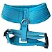FUNPET Soft Mesh Dog Harness No Pull Comfort Padded Vest for Small Pet Cat and Puppy Blue XS