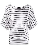 Mabssi Womens Shorts sleeve Strape Loose Fit T-shirts