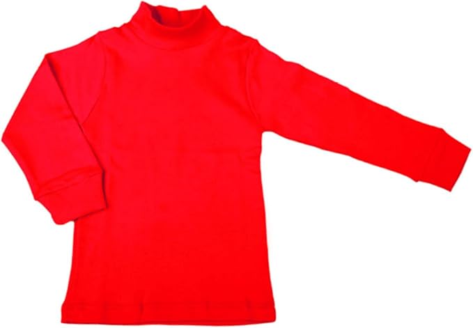 maglia lupetto rossa bambina