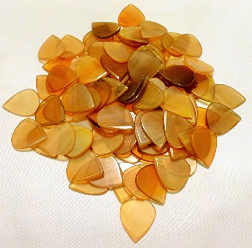 US Blues P3-JZAH Jazz Exotics Amber Horn Guitar Picks