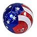 Soccer Ball Size 5 - U.S.A, Barcelona, El Salvador, Spain, Mexico, Italy, Brasil, Polka, Guatemala, Madrid, Argentina (U.S.A Blue)