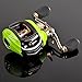 Noeby Low Profile Baitcasting Reel Left Handed with 10+1 Ball Bearings 6.3:1 Gear Ratio Saltwater Fishing Reels Baitcaster, Left Handed Baitcast Reel