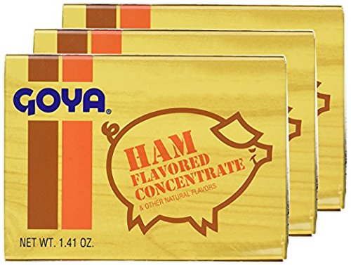 Goya Ham Flavored Concentrated Seasoning 1.41oz | Sabor a Jamon (Pack of 03)
