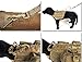 ArcEnCiel Heavy Duty Adjustable Nylon Tactical Military US Army Police Dog Training Leash Elastic Pet Quick Release Tactical Collars (Coyote Brown)