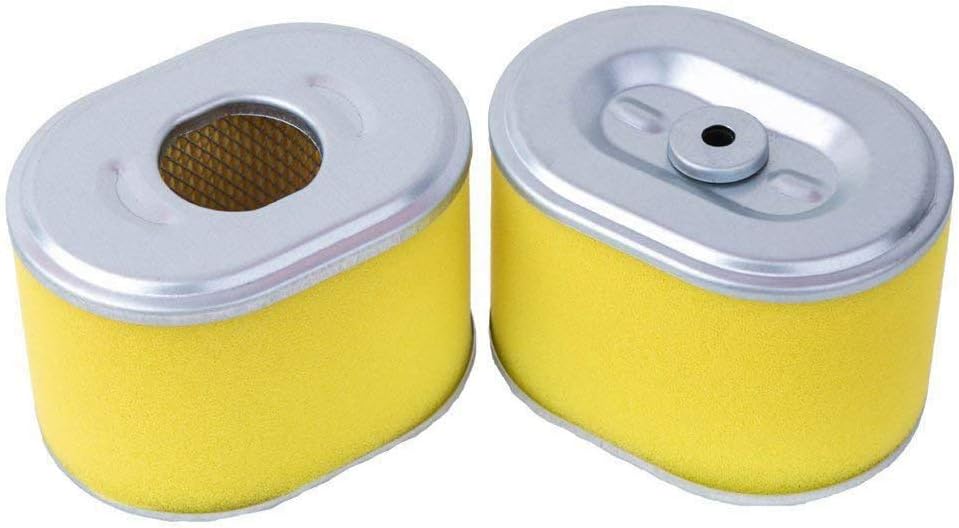 HEYZLASS 2 Pack 17210-ZE1-505 Air Filter, Replace for Honda GX160 GX200 GX140 Engine OEM Air Cleaner and More, Plus Pre Filter: Garden & Outdoor