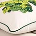 Shamrock Green Throw Pillows Covers 18x18 Embroidery Clovers Irish Pillow Cases Applique Diamond Throw Pillow Cover White Spring Green