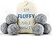 Wool Dryer Balls (6 Pack) Anti-Static Cling, Reduce Drying Time, Reusable Over 1,000 Loads, Save Money - 100% Natural Organic Eco Laundry Balls Fabric Softener - Sensitive Skin, Babies, & Green Mom's!