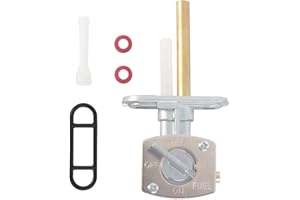 JSMANCAVE Fuel Vavle Petcock Shut Off Tank Switch Fits for Yamaha TTR TT-R 90 125 225 230 250 Bear Tracker 250 YFB YFS YFM Warrior 350 fit for Kawasaki KLF300 fit for Suzuki DRZ ATV Motorcycles