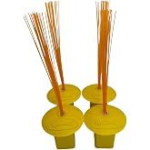 Markwort 4 Pack Yellow Base Plug with Orange Bristle Indicator