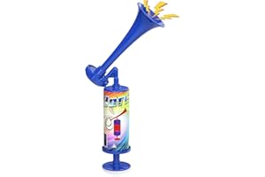 OUFFUN Handheld Air Horn, Super Loud Noisemakers Bear Horn Self Defense Reusable Air Pump Horns Sports and Marine Signal Safety Alarm Horn for Boating, Sports Events, Graduation, Birthday Parties