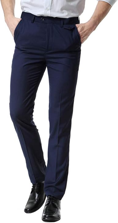 Oliviavan Pantalones Para Hombre Moda Simple Pantalon De Traje