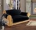 Elegance Linen Quilted Slip Cover Water-Absorbent Furniture Protector for Sofa, Black