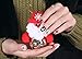 Dadiii Christmas Nail Stickers Art Gilt-edged Tattoo Decals Self-adhesive Sticker Nail Wraps with Christmas Designs (4 sheets)