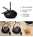 SUSTEAS Tetsubin Cast Iron Teapot with Stainless Steel Infuser Japanese tea pot kettle (43oz)