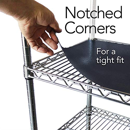 Resilia Shelf Liner Set for Wire Shelving Units 4 Pack, 18 Inches x
