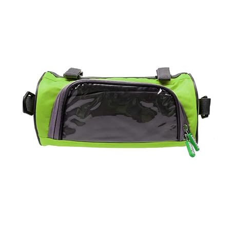 BUYERZONE WITH BZ LOGO Polyester Waterproof Universal Bicycle Smart Phone Pouch Handlebar Bag with Touch Screen Cover