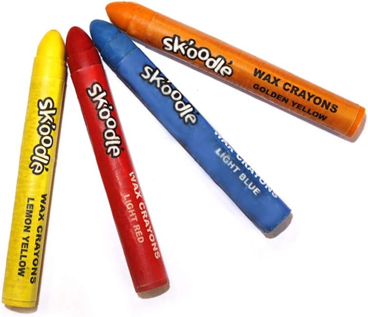 24 Pieces Assorted 80 mm Wax Crayon Set For Kids | Developing A Pencil Grip - Non Toxic, Soft Vibrant Color Crayons For Kids | Perfect For Drawing, Coloring & Painting - Gift Set For Kids | Age 2-4 : Office Products