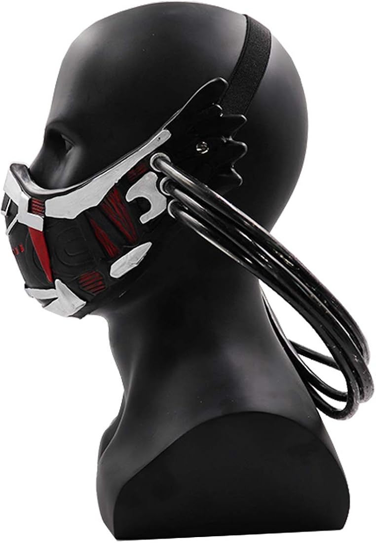 Amazon Com Code Vein Cosplay Mask Mia Karnstein Blood Veil Cosplay Half Face Halloween Prop Latex Clothing