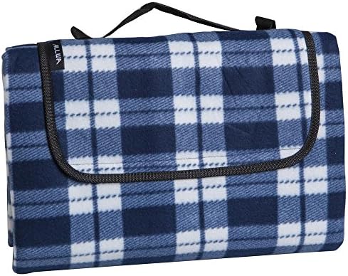 ALLWA Extra Large Picnic Outdoor Blanket Mat - Fold with Waterproof Backing for Beach