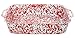 Enamelware Lasagna Pan, 15 x 9.5 inches, Red/White Splatter