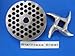 Smokehouse Chef Hamburger Meat Grinder Grinding Plate and Knife