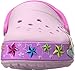 crocs Girls' ClightsRnbwHrtK, Ballerina Pink, 7 M US Toddler