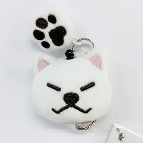 Amazon Co Jp 柴犬 ぬいぐるみ キーホルダー バッグチャーム 小物 かわいい 肉球 犬好き プレゼント 白毛 A ホーム キッチン