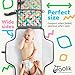 Toolik Baby Diaper Clutch with Waterproof Portable Changing Pad for Quick Change During Stroller Walks - Foldable, Detachable and Wipeable Mat Station with Shoulder Strap, Vintage