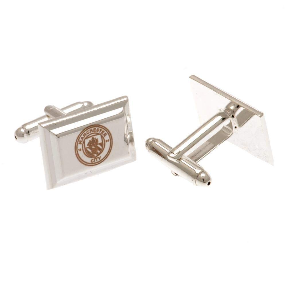 Manchester City F.C. Silver Plated Cufflinks Official Merchandise