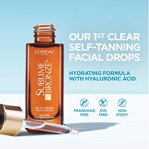 L'Oreal Paris Sublime Bronze Self Tanning Facial Drops with Hyaluronic